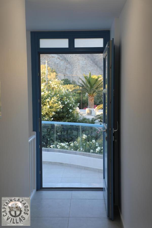 Located By The Sea One Beachfront Private Captain Lazaros Pool Villa With Loft In 750Sqm Spacious Private Plot-Jacuzzi-Sunrelax-Furnished Terace-Gazebo-Private Parking,Sleep 3 Adults And 2 Children, Just Steps From The Black Beach-Seaview Perissa (Santorini) Exterior foto