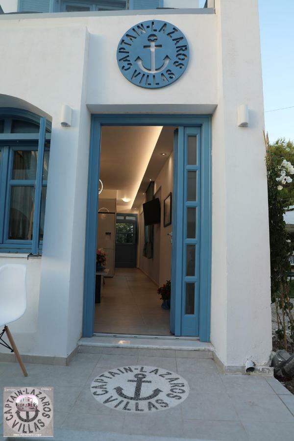 Located By The Sea One Beachfront Private Captain Lazaros Pool Villa With Loft In 750Sqm Spacious Private Plot-Jacuzzi-Sunrelax-Furnished Terace-Gazebo-Private Parking,Sleep 3 Adults And 2 Children, Just Steps From The Black Beach-Seaview Perissa (Santorini) Exterior foto