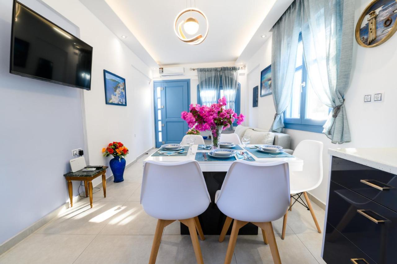 Located By The Sea One Beachfront Private Captain Lazaros Pool Villa With Loft In 750Sqm Spacious Private Plot-Jacuzzi-Sunrelax-Furnished Terace-Gazebo-Private Parking,Sleep 3 Adults And 2 Children, Just Steps From The Black Beach-Seaview Perissa (Santorini) Exterior foto